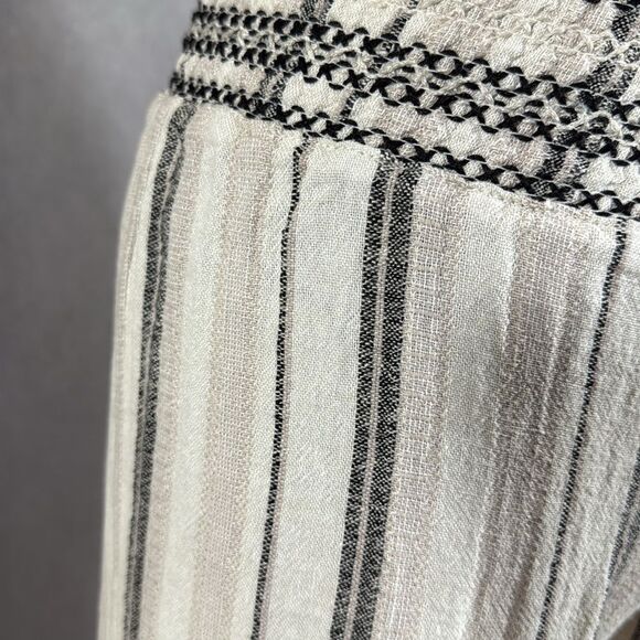 REWASH The Boardwalk Linen Blend Wide Leg Pants Size XS - Picture 2 of 6